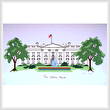 cross stitch pattern The Whitehouse