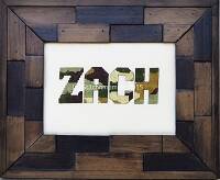 cross stitch pattern Green Camo Alphabet