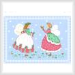 cross stitch pattern Crystal Angels