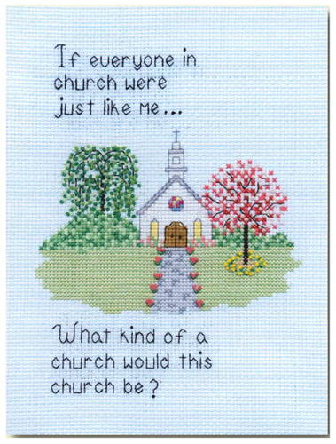 cross stitch pattern If Everyone