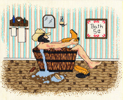 cross stitch pattern End of a Dusty Trail