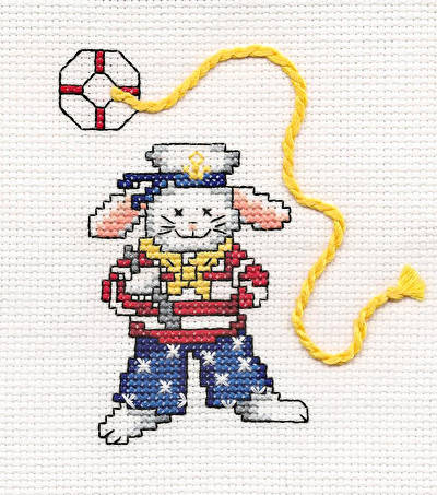 cross stitch pattern Sailor Bunny