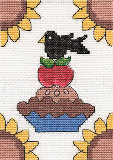 cross stitch pattern Apple Pie Picture