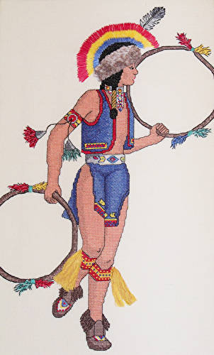 cross stitch pattern Hoop Dancer