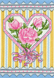 cross stitch pattern Victorian Rose