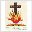 cross stitch pattern Holy Fire