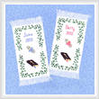 cross stitch pattern Seminary Graduation Bookmarks