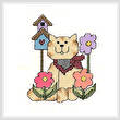 cross stitch pattern Bandana Kitty