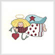 cross stitch pattern Country Angel