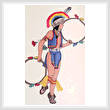 cross stitch pattern Hoop Dancer