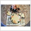 cross stitch pattern Dogwood Placemat