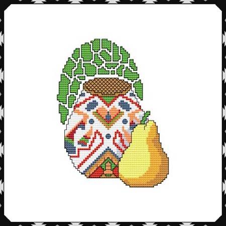 cross stitch pattern Arizona Pottery