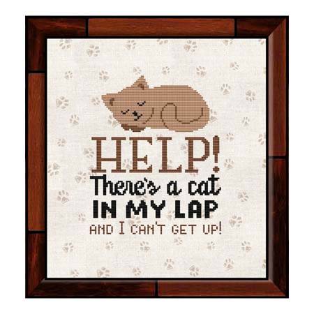 cross stitch pattern HELP! Cat in my lap and can't get up!