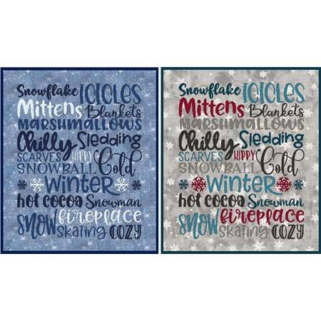 cross stitch pattern Subway Art - WINTER