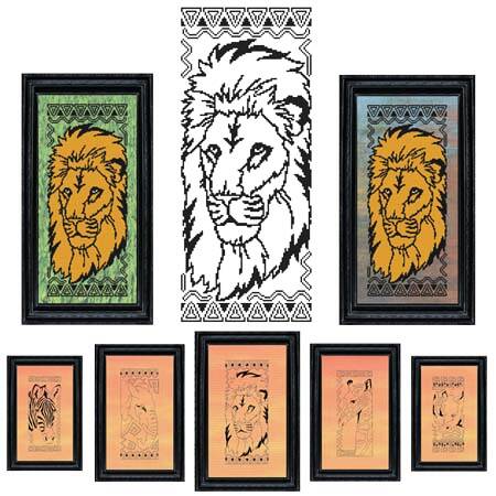 cross stitch pattern African Animal Series - LION