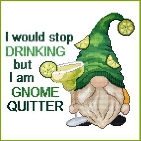 cross stitch pattern Margarita Gnome