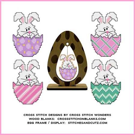 cross stitch pattern Easter Egg Animal - Bunny