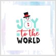 cross stitch pattern Joy To The World