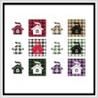 cross stitch pattern Fun With Plaid - Cabin