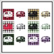 cross stitch pattern Fun With Plaid - Camper