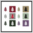 cross stitch pattern Fun With Plaid - Tree