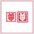 cross stitch pattern Christmas Stencil Ornament - Present
