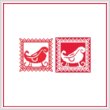 cross stitch pattern Christmas Stencil Ornament - Sleigh