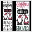 cross stitch pattern Christmas with my GNOMIES