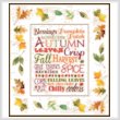 cross stitch pattern Subway Art - AUTUMN