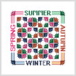 cross stitch pattern Seasons
