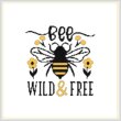 cross stitch pattern Bee Wild  Free