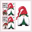 cross stitch pattern A Year Of Gnomes - AUGUST