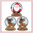 cross stitch pattern Christmas Snow Globes - Set One