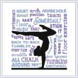 cross stitch pattern Subway Art - Sports - Gymnastics