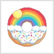 cross stitch pattern A Year Of Donuts - June