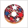 cross stitch pattern A Year Of Donuts - July