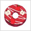 cross stitch pattern A Year Of Donuts - September