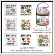 cross stitch pattern Pillow Chat - GARDEN TRIO I
