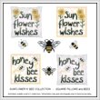 cross stitch pattern Sunflower N' Bee - Pillows  Bees