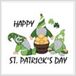 cross stitch pattern Gnome Greetings - ST. PATRICK'S DAY