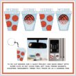 cross stitch pattern Basketball To Go Cups