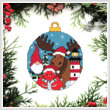 cross stitch pattern Christmas Ornament - The Gang's All Here